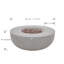 Eclipse 44" Round Propane Fire Pit Table with Wind Guard, Burner Lid & Tank Cover-110874690
