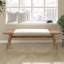 Banc d'appoint en bois de manguier Branford