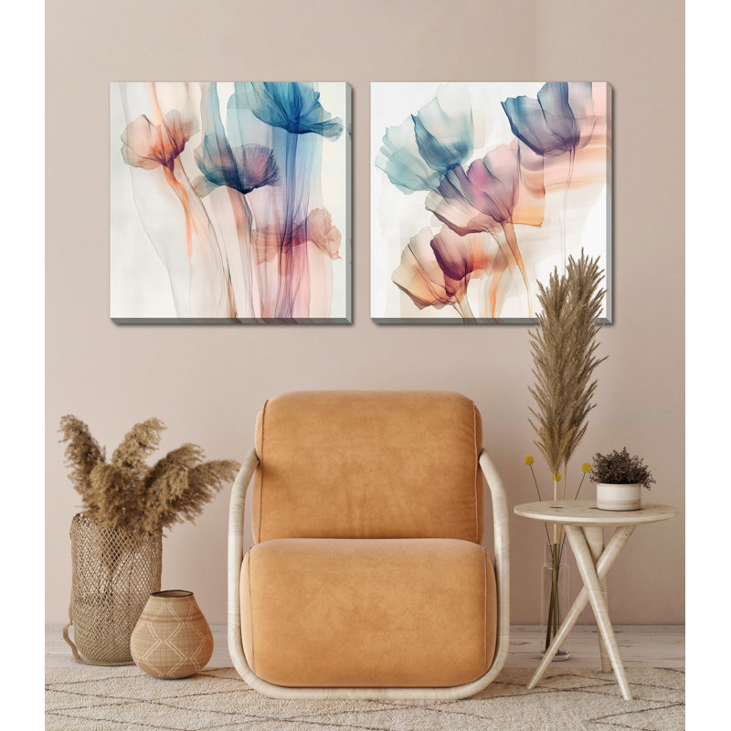 Art mural sur toile Sheer Petals II
