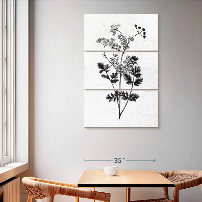 Harnek Pressed Herbs II, 65" H x 42" W