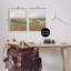 «Windblown Reeds Landscape Single Photo Frame» par Nikita Jariwala, 2 pièces sur toile-2032988088-2032185048