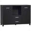 Support pour imprimante Vinsetto multifonctionnel avec 2 tiroirs et 2 tablettes