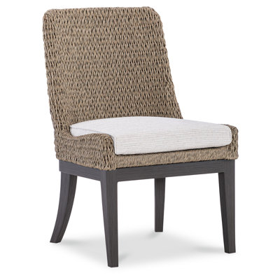 Chaise de salle à manger sans accoudoirs Margaritaville Seychelles couleur Poros Dune