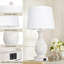 Lampe de table en résine Ashly USB