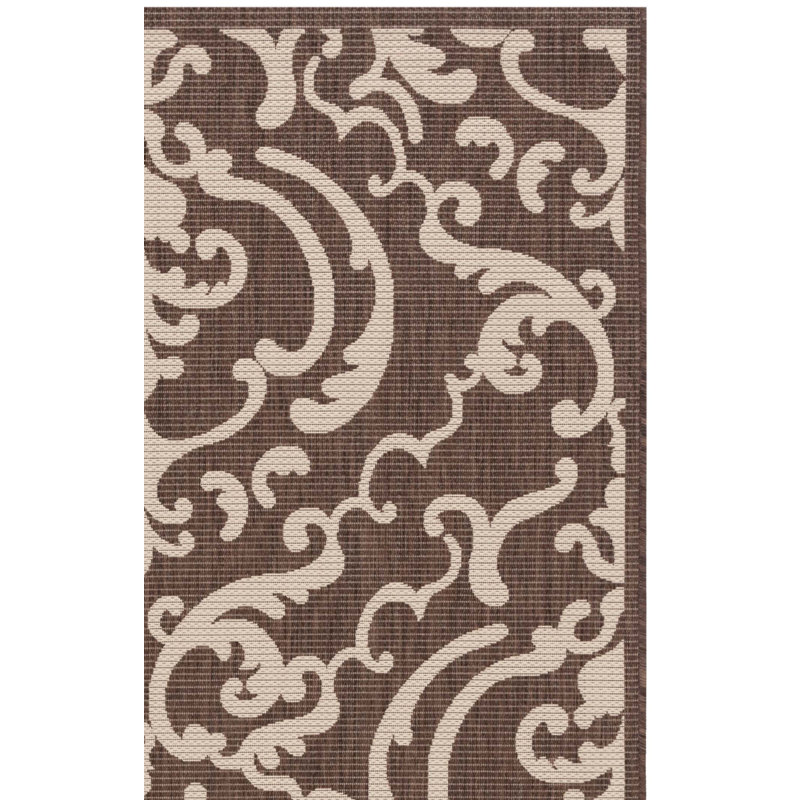Arellanes Performance Damask Indoor/Outdoor Area Rug, Runner 2'3" x 12'