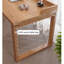 Bureau d'écriture rectangulaire en bois massif-110907755