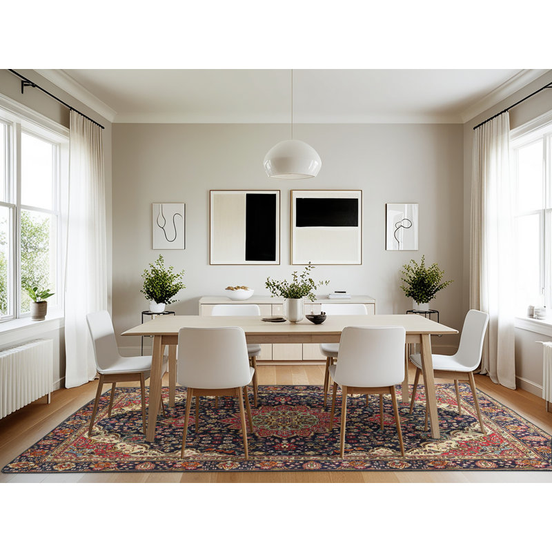 Oriental Indoor Rug, Rectangle 7' x 10'