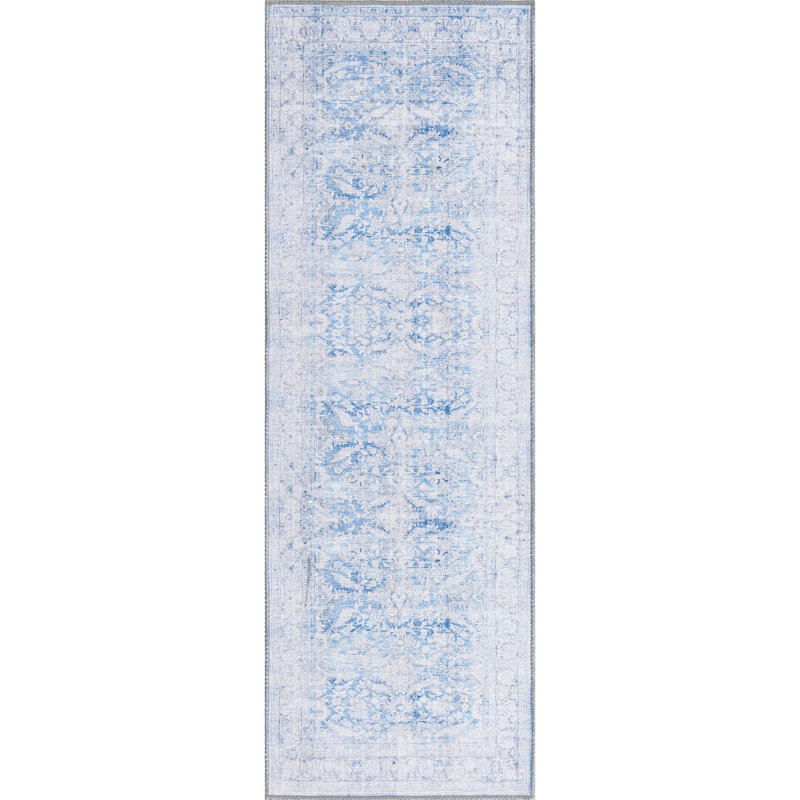 Alush Chenille Oriental Indoor Rug, Runner 2' x 6'