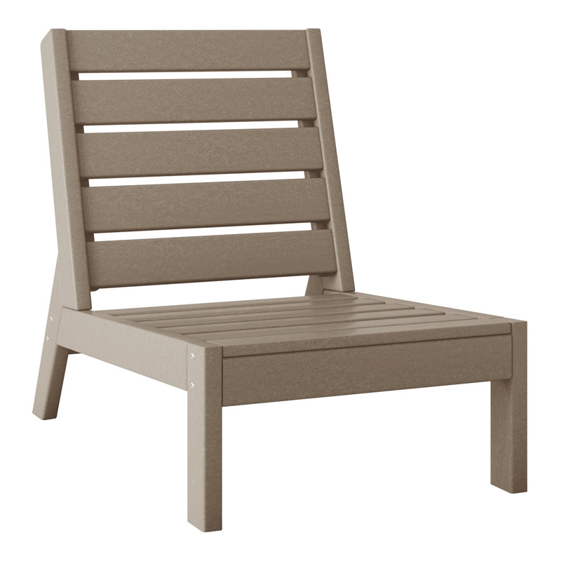 Hydea Outdoor Lounge Chair, Light Brown