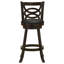 Tabouret pivotant en bois Calecita Cappuccino (ensemble de 2)-108607921