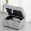 Canapé modulaire 75,6 po 2 places, repose-pieds et rangement libre-517128168