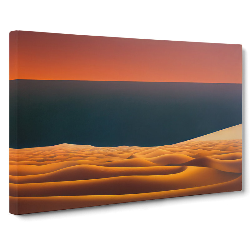 Desert By The Ocean - Wrapped Canvas, 35cm H x 50cm W x 3cm D