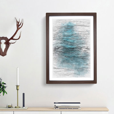 Edges of the Sea in Abstract - Picture Frame Graphic Art Print