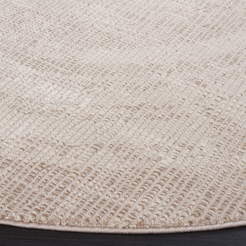 Anneville Performance Abstract Rug, Round 6'7"