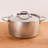 BergHOFF Vintage Tri-Ply Hammered Stainless Steel 9.5" Covered 5.75Qt. Dutch Oven-56419712