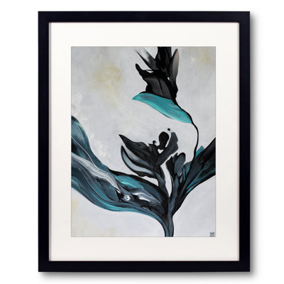 Adrift in the Falling Snow Framed Print
