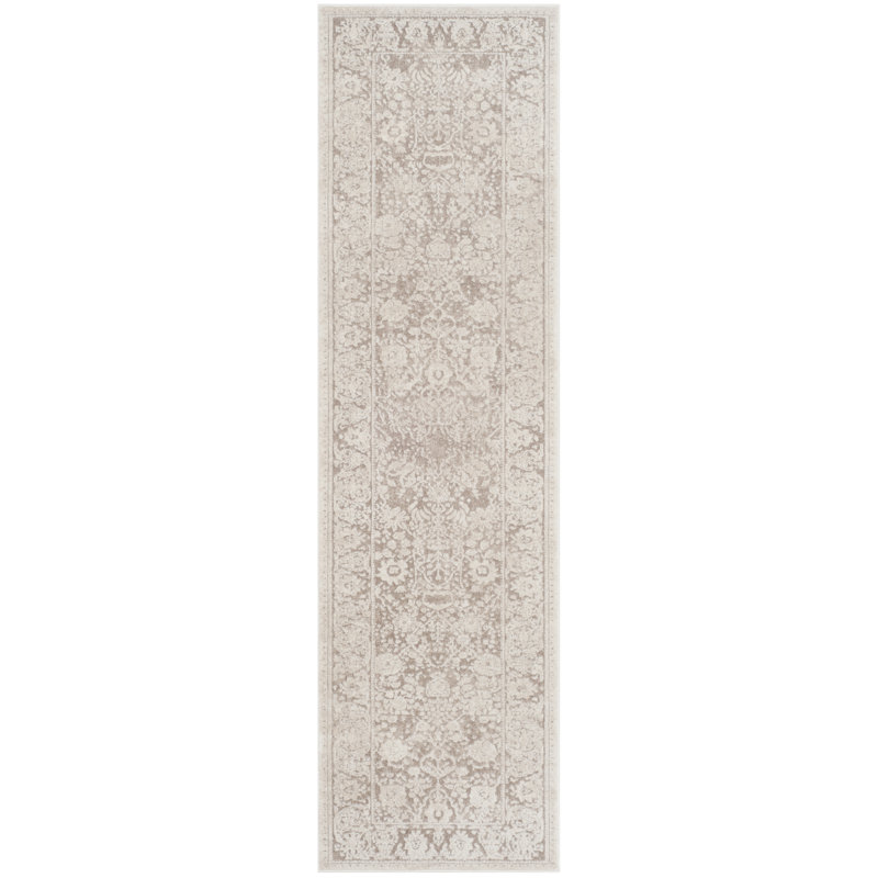 Tapis oriental beige / crème Calidi, Rectangle 2 pi 3 po x 3 pi