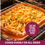 Plateau de friteuse à air antiadhésif pour le four de 16 po x 12 po avec livre de recettes Gotham Steel