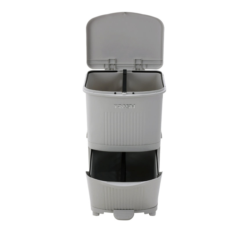 PP Manual Lift Waste Bin, 36L