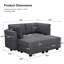 Ensemble de canapé-lit modulaire convertible Neemi-1372717437