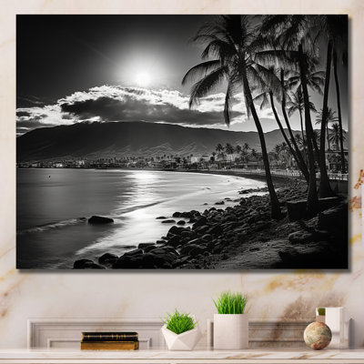 " Maui Beautiful Cityscape Black II "