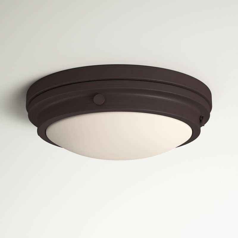 Alastair 3-Light 15" Flush Mount in English Bronze, English Bronze