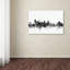« baltimore maryland horizon », impression sur toile tendue encadrée-22538739