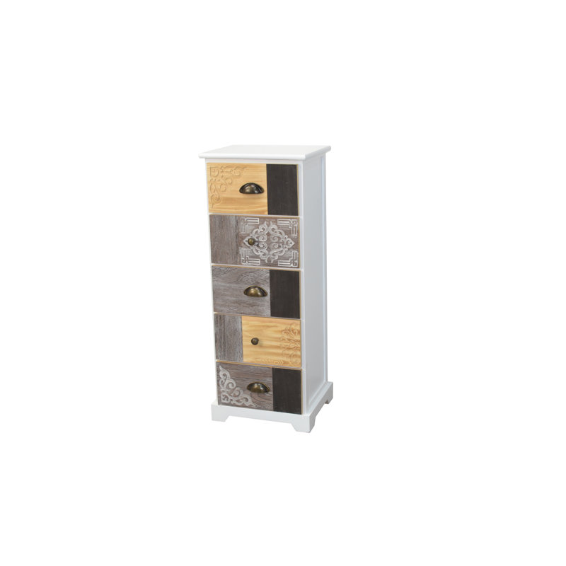 Ramel 35cm W 5 - Drawer Chest of Drawers