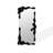 French Minimalist Black Irregular-Edge Wooden Art Full-Length Mirror-130021458
