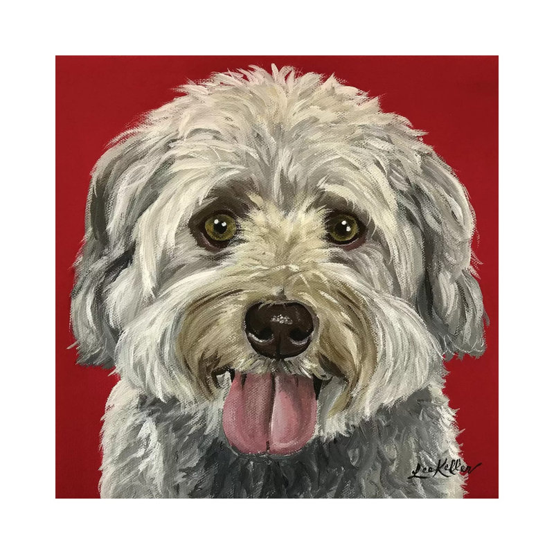 Bentley The Havanese by Hippie Hound Studios - Wrapped Canvas Print, 45.72 cm H x 45.72 cm W x 1.91 cm D