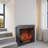 33-inch Infrared Electric Fireplace With Removable Trim Kit For Built-in Installation