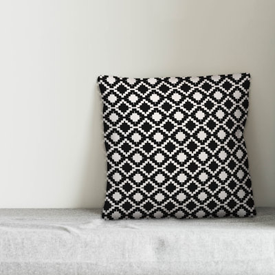 Geometric Reversible Throw Pillow