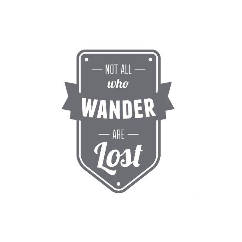 Wall Decal, Grey, Large