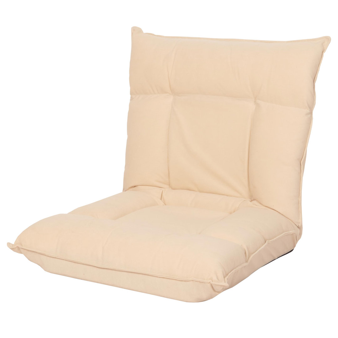 Bodensessel MCW-N44, Relaxsessel Bodenkissen Bodensofa Klappsessel, stabiles Gestell Samt