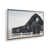 Cadre flottant en chrome poli