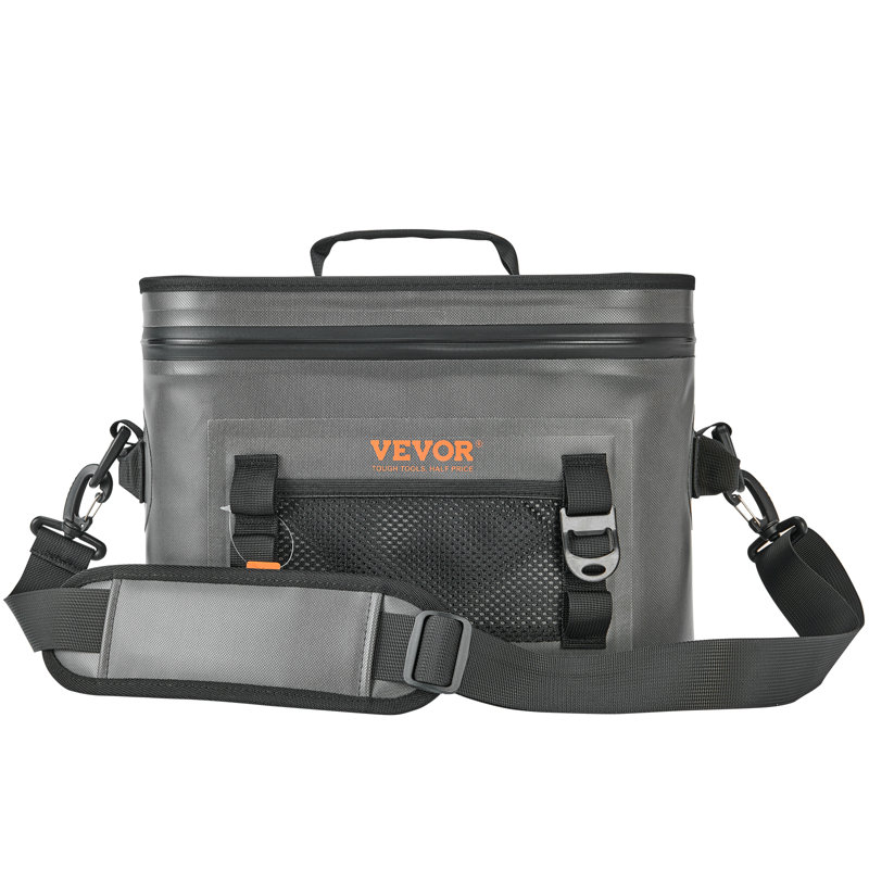 VEVOR 16 Quarts Picnic Tote Bag Cooler in Gray