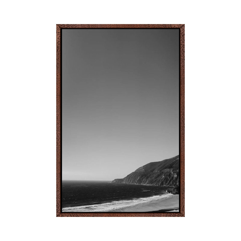 Big Sur California II by Bethany Young - Print on Canvas, Classic Brown Wood Framed, 101.6cm H x 66.04cm W x 3.81cm D