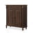 Dark-walnut Solid Wood Shoe Storage Bench