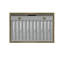 Forno Vittorio 36" Wall Mount Range Hood in Black & Antique Brass Trim, 424 CFM with Baffle Filters-105889588