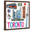 «Toronto Entertainment», reproduction encadrée-20394584
