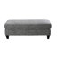 Ensemble de canapé modulaire 5 pièces en chenille gris