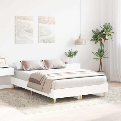 Bed Frame No Mattress Engineered Wood