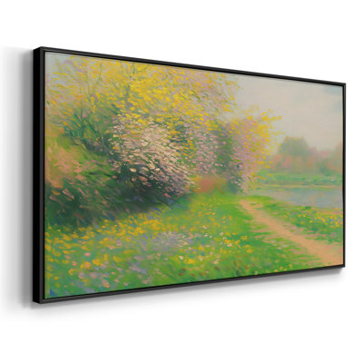 Série paysage - CLXI - Toile tendue avec châssis encadré - Prêt à être accroché