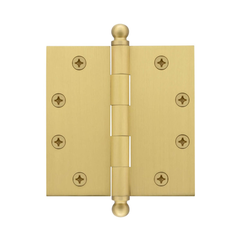 Charnière de porte simple H 4,5 po x l 4,5 po