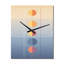 Horloge murale géométrique surdimensionnée Moon Fases-99634905