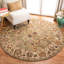 Tapis oriental vert clair / beige en laine touffeté à la main Cranmore-19260569