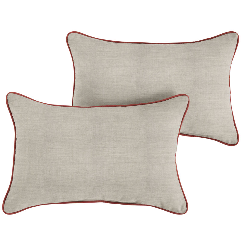 Sunbrella Outdoor Solid Corded Pillow