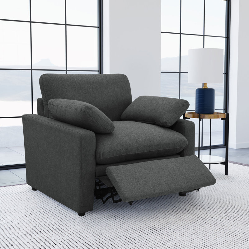 Fauteuil inclinable électrique Roca gris foncé, Gris foncé