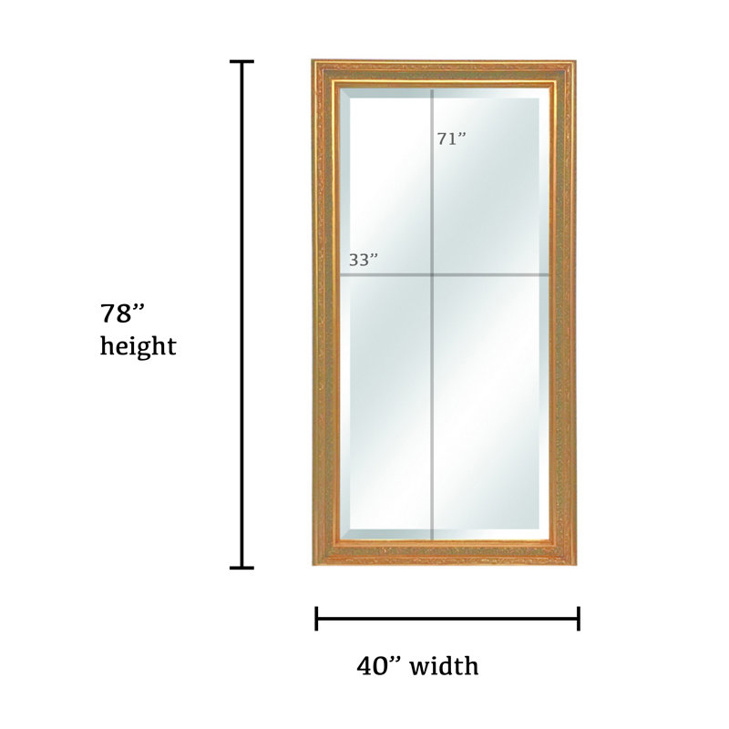 Markham Wood Flat Mirror