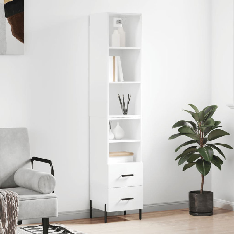 Storage Cabinet, Glossy White